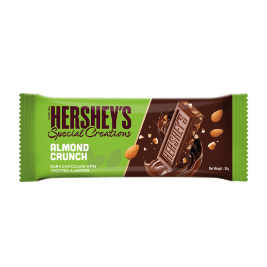 HERSHEY'S BAR S/CREATIONS ALMOND CRUNCH 38GM