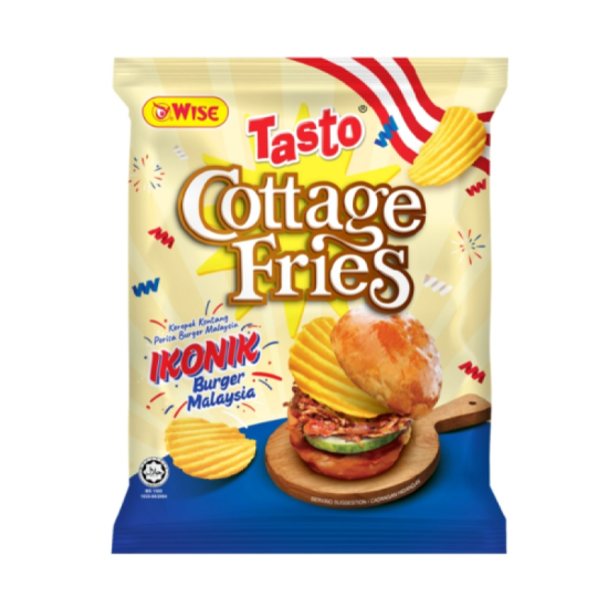 WISE COTTAGE FRIES BURGER MALAYSIA 60GM