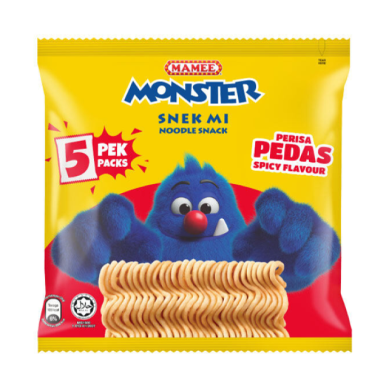 MAMEE MONSTER HOT & SPICY 25GM*5