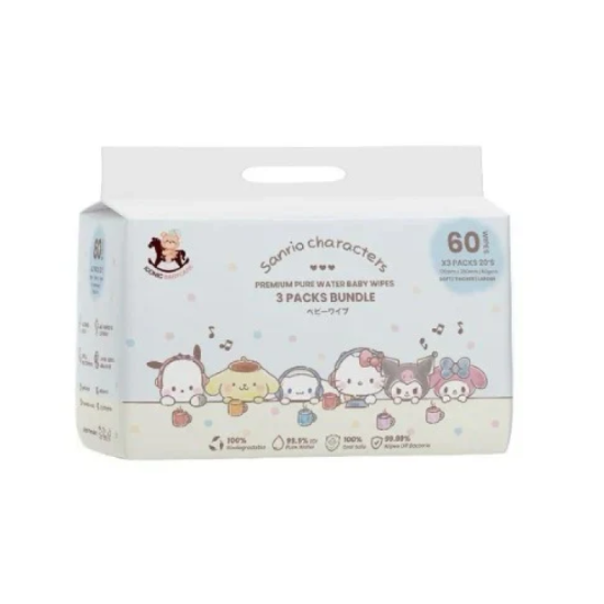 ICONIC x SANRIO BABY WIPES SANRIO CHARACTER 20'S*3