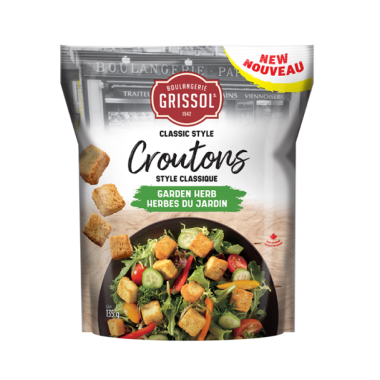 BOULANGERIE GRISSOL CLASSIC CROUTONS GARDEN HERB 1