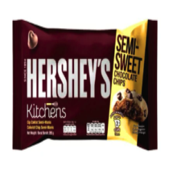 HERSHEY'S SEMI SWEET CHOCOLATE CHIPS 285GM