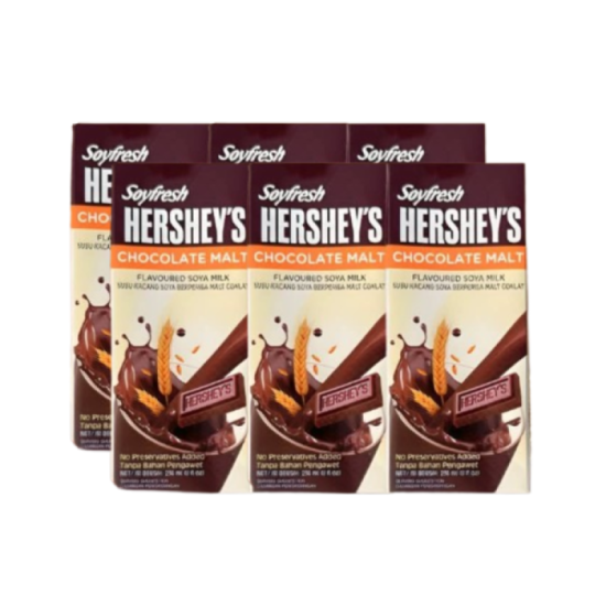 SOYFRESH HERSHEY'S CHOCOLATE MALT 236ML*6'S