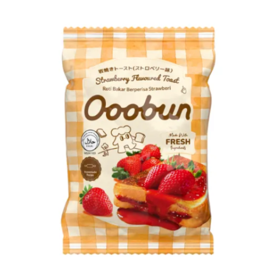 OOOBUN STRAWBERRY TOAST 60GM