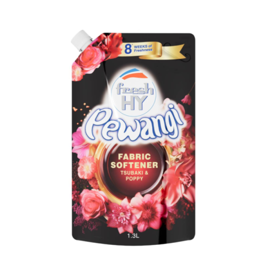 FRESH HY PEWANGI SOFTENER TSUBAKI POPPY 1.3L