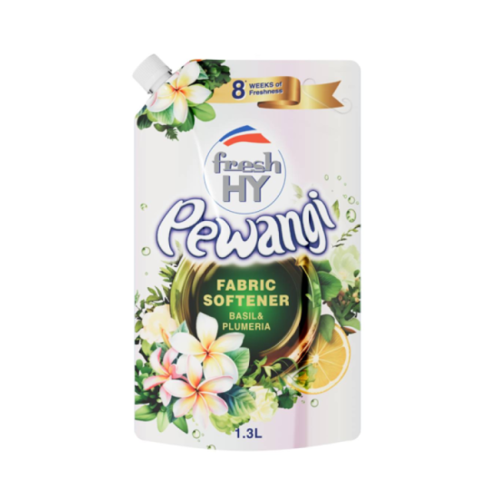 FRESH HY PEWANGI SOFTENER BASIL PLUMERIA 1.3L