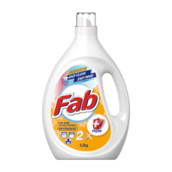 FAB LAUNDRY DETERGENT (BTL) ANTIBACTERIAL 3.2KG FAB LAUNDRY DETERGENT (BTL) ANTIBACTERIAL 3.2KG