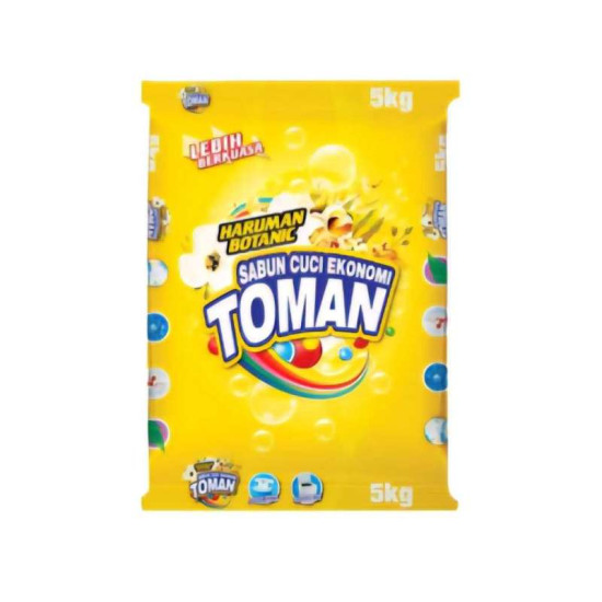 TOMAN DETERGENT POWDER BOTANIC 5KG