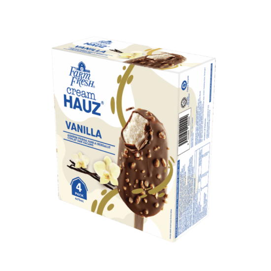 FARM FRESH CREAM HAUZ VANILLA MPK 75ML*4'S
