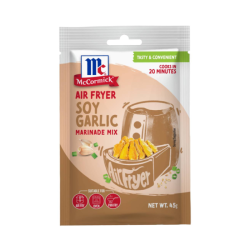 MC CORMICK AIR FRYER SOY GARLIC MARINADE MIX 45G