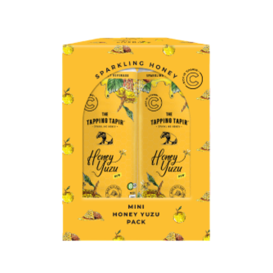 THE TAPPING TAPIR SPARKLING - HONEY YUZU 250ML*4'S