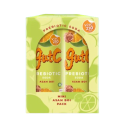 GUTC PREBIOTIC SODA - ASAM BOI 250ML*4'S