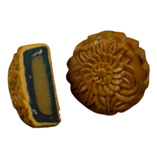 LEONG YIN BLACK SESAME W/GOLDEN CORN MOONCAKE