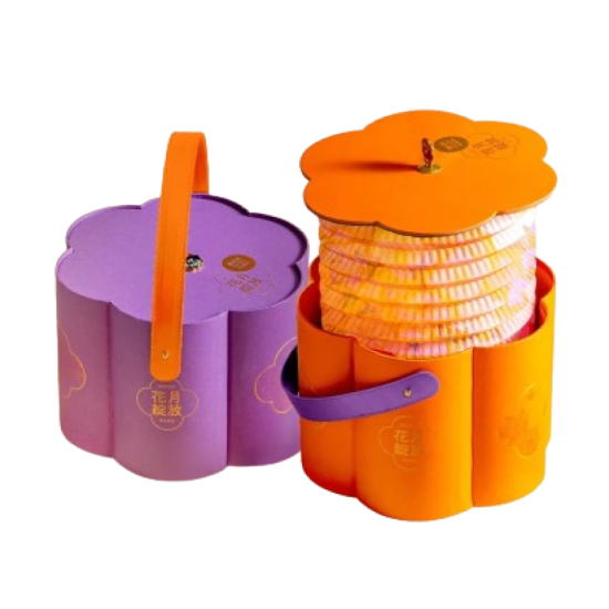 CASAHANA FLOWER BLOSSOM PURPLE MOONCAKE SET