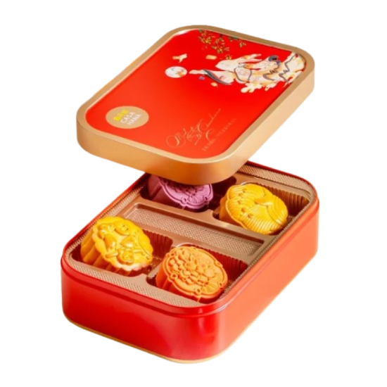 CASAHANA BLOSSOM DELIGHT RED MOONCAKE SET