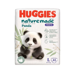 HUGGIES NATURE MADE PANDA PANTS L SJP 42'S