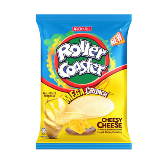 JACK N JILL ROLLER COASTER CRISP CHEESE 60GM