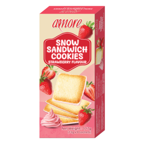 TONG GARDEN AMORE SNOW SANDWICH STRAWBERRY 117GM TONG GARDEN AMORE SNOW SANDWICH STRAWBERRY 117GM