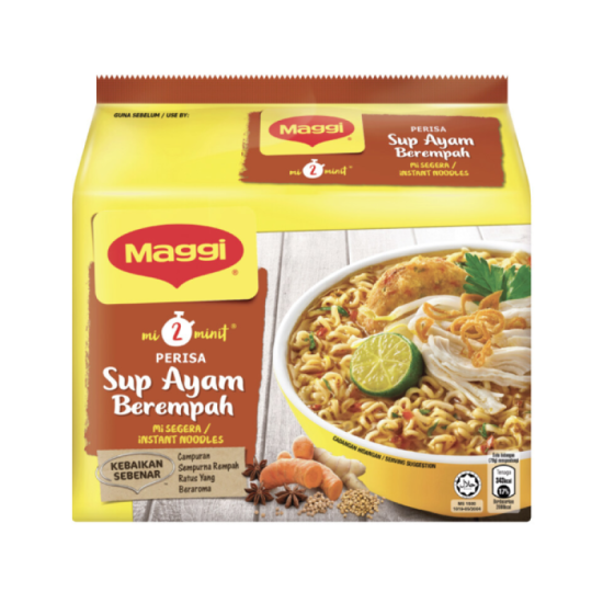 MAGGI MEE SUP AYAM BEREMPAH 79G*5