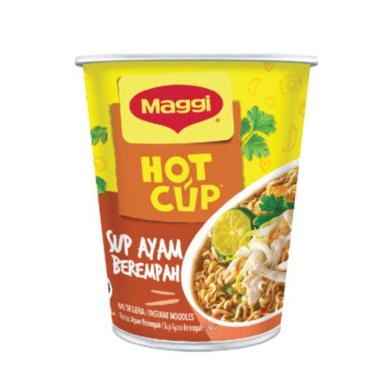 MAGGI HOT CUP SUP AYAM BEREMPAH 59G