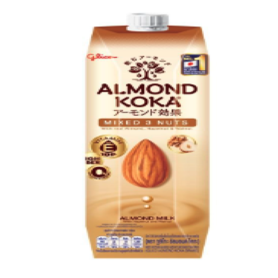 GLICA ALMOND KOKA MIXED 3 NUTS  1LITER
