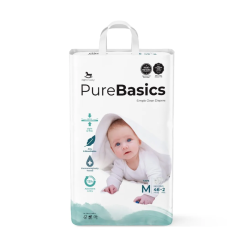 APPLECRUMBY PUREBASICS TAPE DIAPER M46 