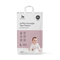 APPLECRUMBY AIRPLUS OVERNIGHT TAPE DIAPERS L44