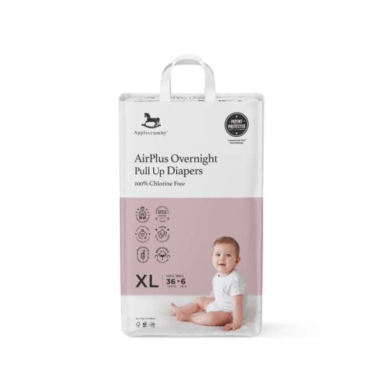 Applecrumby AirPlus Overnight Pull Up Diapers XL36