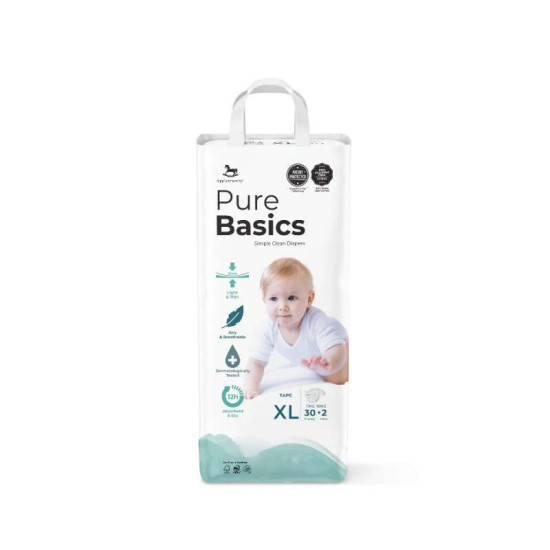 PUREBASICS PULL UP DIAPER XL30+2 (1 PACK)