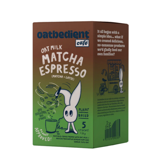 OATBEDIENT OAT MILK MATCHA EXPRESSO 30GM*5'S