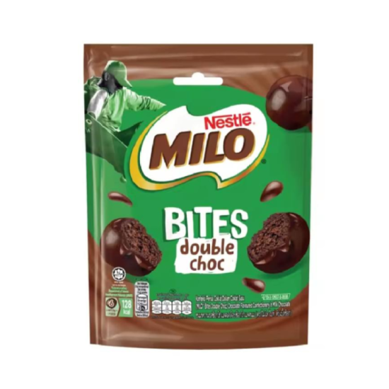 MILO BITES DOUBLE CHOC 90G