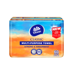 VINDA CLASSIC MULTI PURPOSE TOWEL ROLLS 60'S*6