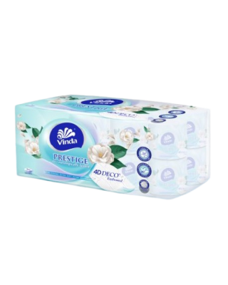 VINDA PRESTIGE 4D (CAMELLIA) TOILET ROLL 3PLY 16'R