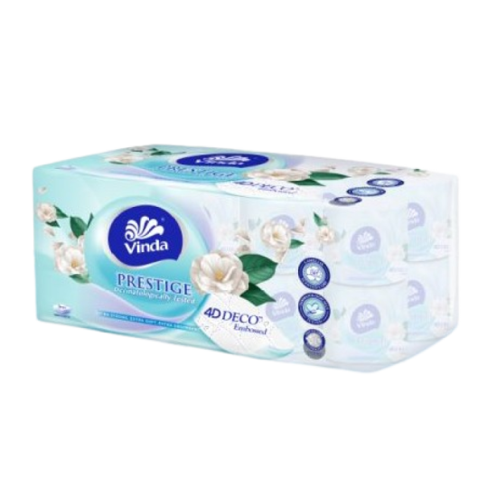 VINDA PRESTIGE 4D (CAMELLIA) TOILET ROLL 3PLY 16'R