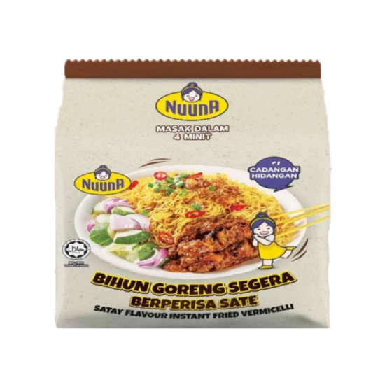 NUUNA INSTANT RICE VERMICELLI DRIED SATAY 85GM*4
