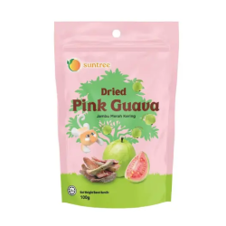 SUNTREE DRIED PINK GUAVA 100GM