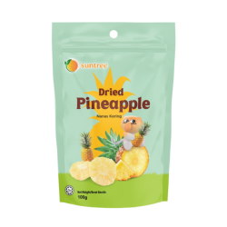 SUNTREE DRIED PINEAPPLE 100GM