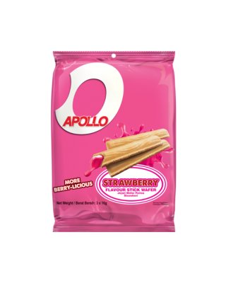 APOLLO WAFER STICK STRAWBERRY 16GM*3