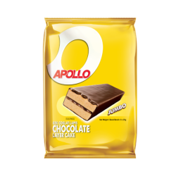APOLLO LAYER CAKE CHOCOLATE JUMBO 25GM*8