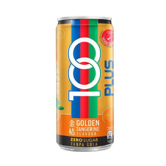 100 PLUS ZERO GOLDEN TANERINE 240ML
