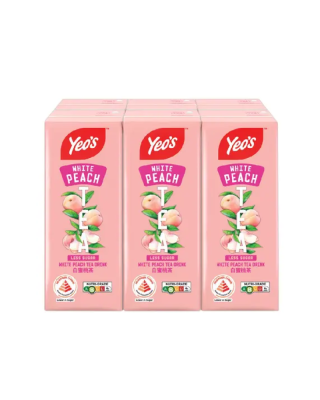 YEO'S WHITE PEACH TEA 250ML*6'S