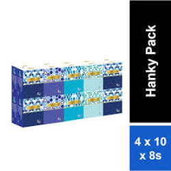 ROYAL GOLD SIGNATURE HANKY PACK 8S*10+2PK