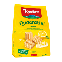 LOACKER QUADRATINI LEMON 220GM