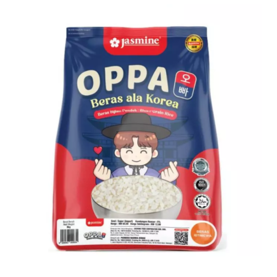 JASMINE OPPA RICE SHORT GRAIN 5KG