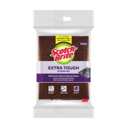 SCOTCH BRITE EXTRA TOUGH SCRUB PAD 1EA/PK F001202