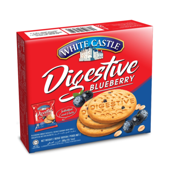 WHITE CASTLE DIGESTIVE BISCUIT BLUEBERRY 288GM