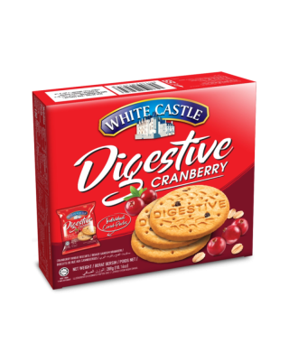 WHITE CASTLE DIGESTIVE BISCUIT CRANBERRY 288GM