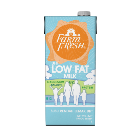 FARM FRESH UHT LOW FAT MILK 1 LITER