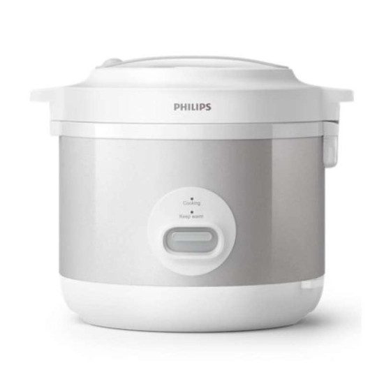 PHILIPS SIVER JAR RICE COOKER HD3008/30 1.8L
