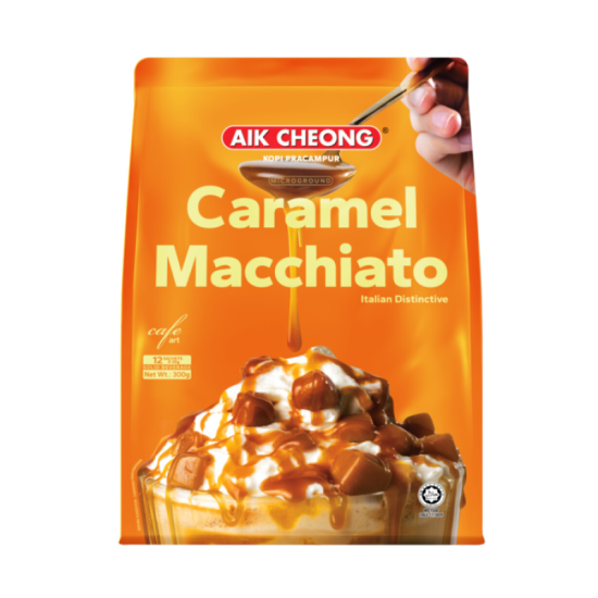 AIK CHEONG (CAFE ART) CARAMEL MACCHIATO 25GM*12'S